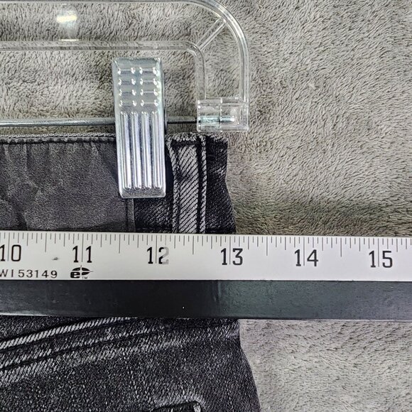 Mens American Eagle Airflex Slim Black Denim Jeans Distressed Size 26x28 - Picture 8 of 11